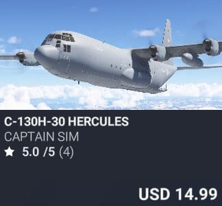 C-130H-30 Hercules by Captain Sim. USD $14.99