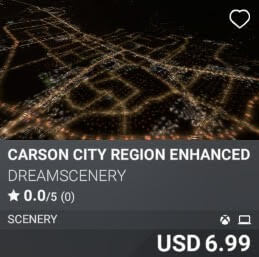 Carson City Region Enhanced Road Lights by Dreamscenery. USD $6.99