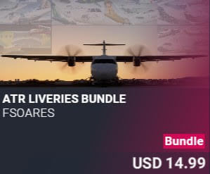 ATR Liveries Bundle by FSoares. USD $14.99