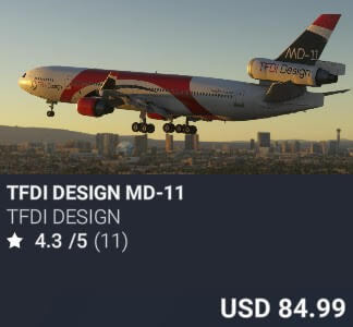 TFDi Design MD-11 by TDFi Design. USD $84.99