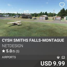 CYSH Smiths Falls-Montague Airport by NetDesign. USD $9.99