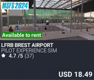 LFRB BREST AIRPORT by Pilot Experience Sim. USD $18.49