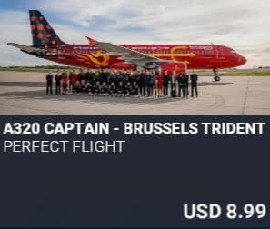 A320 Captain - Brussels Trident by Perfect Flight. USD $8.99