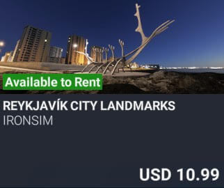 Reykjav&iacute;k City Landmarks by Ironsim. USD $10.99