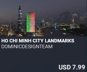 HO CHI MINH CITY LANDMARKS by dominicdesignteam. USD $7.99