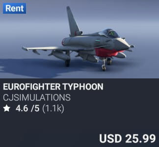 Eurofighter Typhoon by CJSimulations. USD $25.99