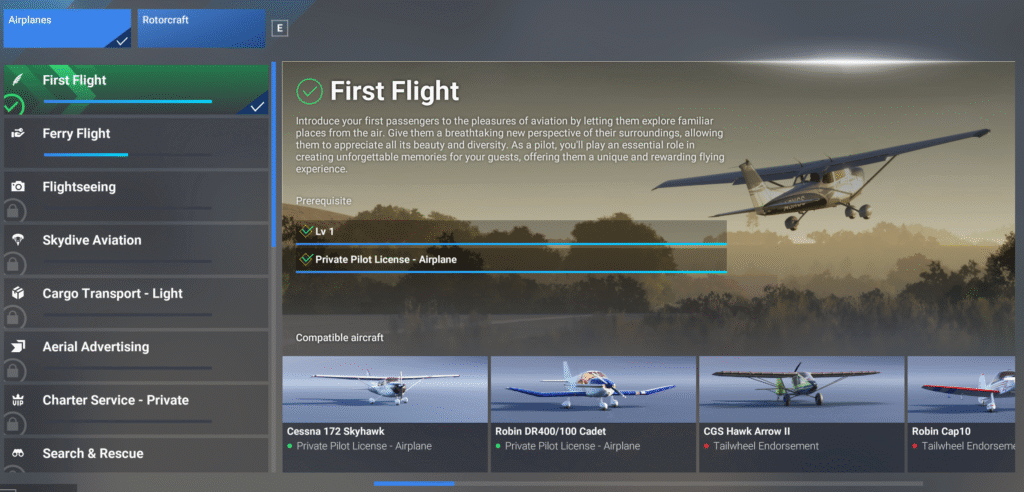 Career mode specialization