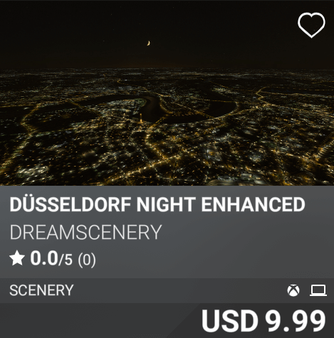 D&uuml;sseldorf Night Enhanced by Dreamscenery. USD 9.99