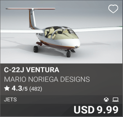 C-22J Ventura by Mario Noriega Designs USD 9.99