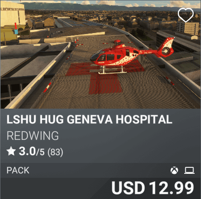 LSHU Hug Geneva Hospital by Redwing USD 12.99