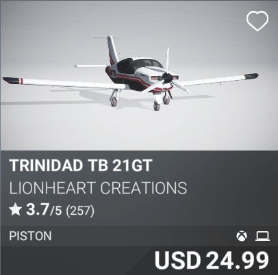 Trinidad TB 21GT by Lionheart Creations. USD 24.99