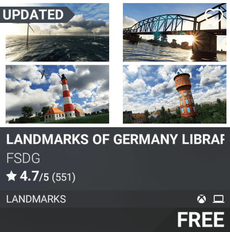 Landmarks of Germany LIBRARY ONLY by FSDG. Free