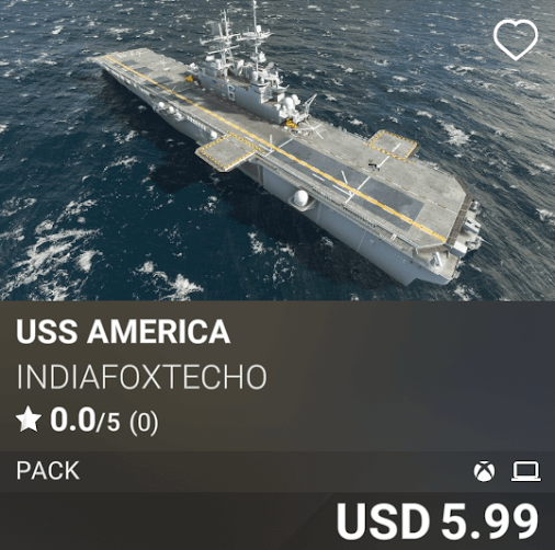 USS America by Indiafoxtecho. USD 5.99